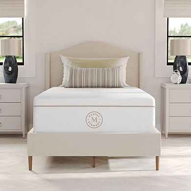 Martha Stewart SleepComplete Premium Medium-Plush Dual-Action Cooling Memory Foam Mattress in a Box