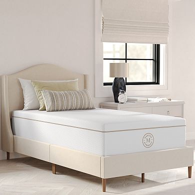 Martha Stewart SleepComplete Premium Medium-Plush Dual-Action Cooling Memory Foam Mattress in a Box