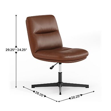 Merrick Lane Padded Mid-back Task Swivel Office Chair - Upholstery/strong Frame