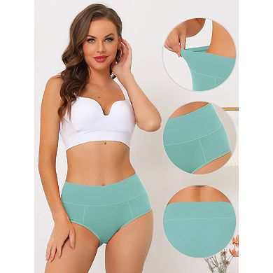10 Packs Women's Cotton High Waist (Available in Plus Size), Tummy Control Underwear