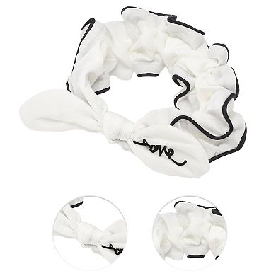 Fashion Wide Side Knot Bow Letter Headwrap for Women 8.27"x3.15" 1 Pc