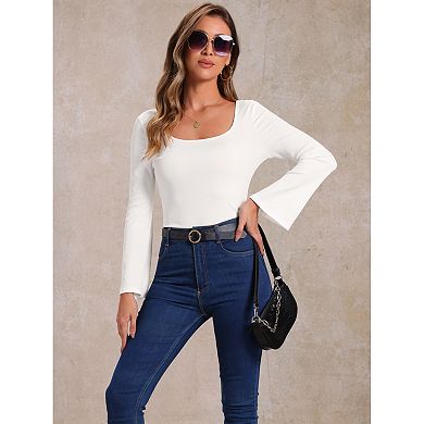 Knitted Blouse Top with long sleeves
