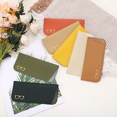 Lychee Pattern Eyeglasses Case Portable Eyeglasses Storage 7"x2.95"x0.59"