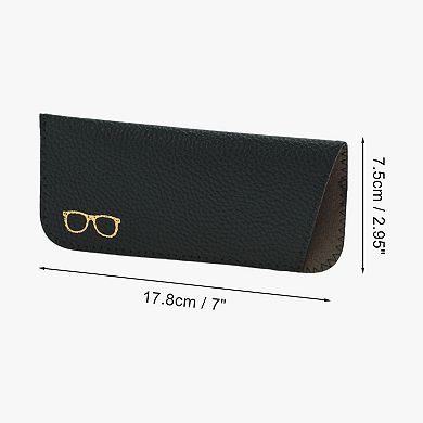 Lychee Pattern Eyeglasses Case Portable Eyeglasses Storage 7"x2.95"x0.59"