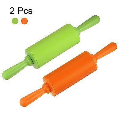 Silicone Rolling Pins for Baking 9" Non Stick Rolling Pin Small Roller