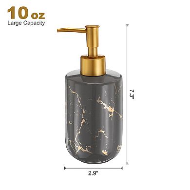 1 Pcs 10 Oz Soap Dispenser Hand and Dish Soap Dispenser Detergent Lotion Dispenser with Pump