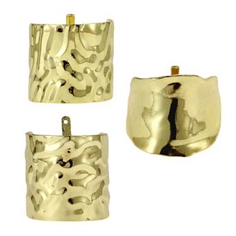 3 pc Ponytail Buckle Hair Clip, High Buckle Ponytail Holders with Decorative Rings Decoration