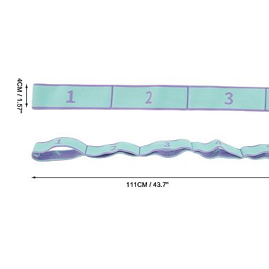 1 Pc Women 9 Grids Yoga Stretch Bands for Gym Stretching Exercise