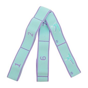 1 pc Women 9 Grids Yoga Stretch Bands for Gym Stretching Exercise