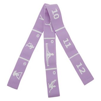 1 pc Women 12 Grids Yoga Stretch Bands for Gym Stretching Exercise