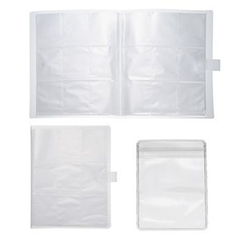 1 Set Clear Earring Organizer Book, Jewelry Organizer Earring Storage Cases with Pocket 288 Grids