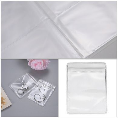 1 Set Clear Earring Organizer Book, Jewelry Organizer Earring Storage Cases with Pocket 288 Grids