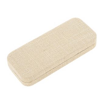 Burlap Eyeglasses Case Portable Eyeglasses Storage 6.5"x2.56"x1.18"