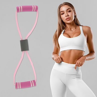 Durable 8-Shaped Yoga Stretch Band for Stretching 14.17"x3.74" 1 Pc