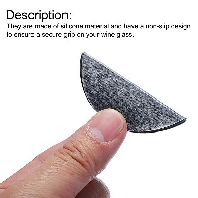 30 Pcs Rubber Bottoms for Sublimation Tumblers, Tumbler Silicone Bottom 2.36" Black