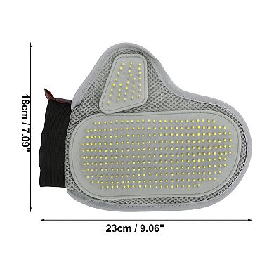 1 Pc Lightweight Pet Grooming Gloves for Bathroom Pet Store Light Grey