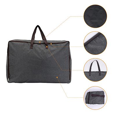 1 Pc Foldable Storage Bags, Clothes Storage, Moving Bags for Closet, Organizing Bedroom with Handles