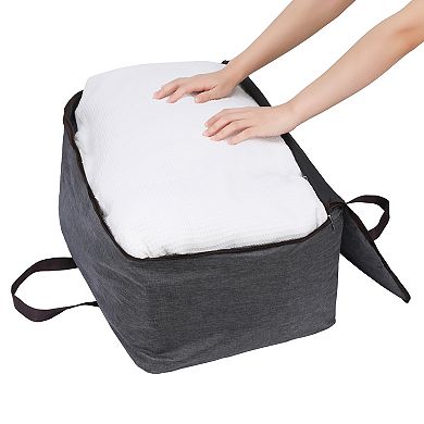 1 Pc Foldable Storage Bags, Clothes Storage, Moving Bags for Closet, Organizing Bedroom with Handles