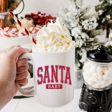 Santa Baby Christmas Mugs, Christmas Coffee Mugs 11oz