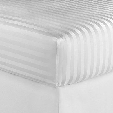 1000 Thread Count Fresh Home Collection 100% Egyptian Cotton Deep Pocket Dobby Striped Sheet Set