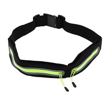 1 pc Double Pocket Running Waist Pack for Hiking Gym Light