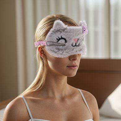 Cat Cartoon Sleep Mask Soft Eye Shade Cover for Rest 7.87"x4.72"