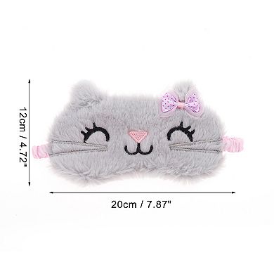 Cat Cartoon Sleep Mask Soft Eye Shade Cover for Rest 7.87"x4.72"