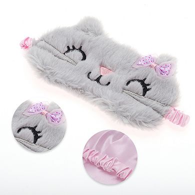Cat Cartoon Sleep Mask Soft Eye Shade Cover for Rest 7.87"x4.72"