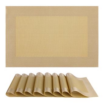 Placemats Set of 8 Placemats for Kitchen Heat Resistant Table Placemats
