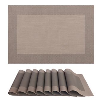 Placemats Set of 8 Placemats for Kitchen Heat Resistant Table Placemats