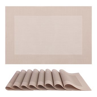 Placemats Set of 8 Placemats for Kitchen Heat Resistant Table Placemats