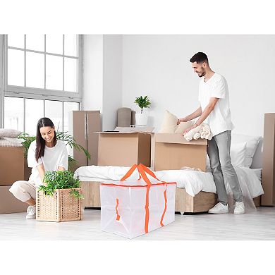 1 Pcs Clothes Storage Bags with Handles, Moving Bags for Organizing Clothing, Closet Organizers