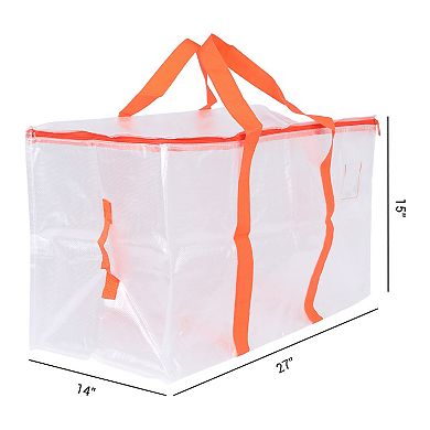 1 Pcs Clothes Storage Bags with Handles, Moving Bags for Organizing Clothing, Closet Organizers