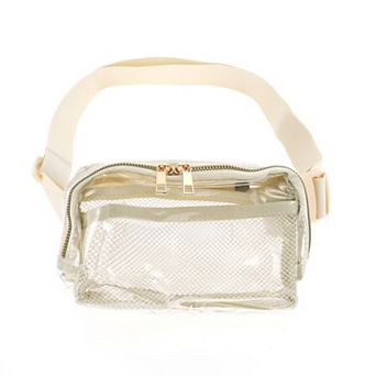 1 pc Clear Double Pull Style Running Waist Pack for Hiking Gym