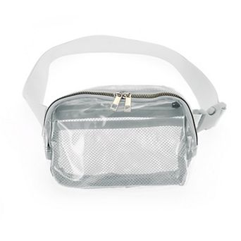 1 pc Clear Double Pull Style Running Waist Pack for Hiking Gym