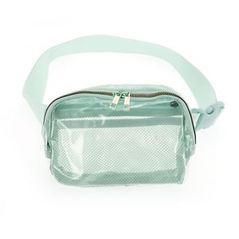1 pc Clear Double Pull Style Running Waist Pack for Hiking Gym