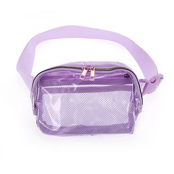 1 pc Clear Double Pull Style Running Waist Pack for Hiking Gym