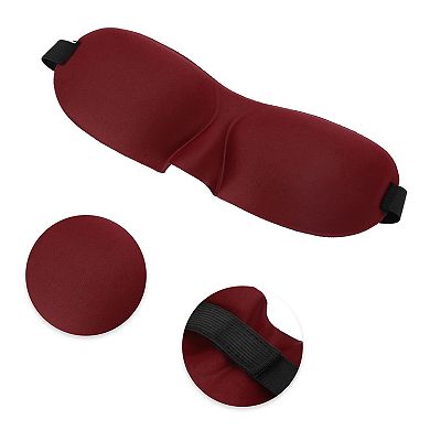 Breathable Elastic Band 3D Sleep Mask 3D Eye Shade Cover for Rest 1 Pc