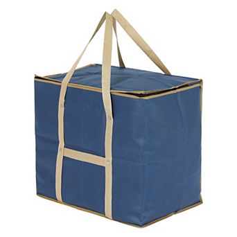 1 Pack Clothes Storage, Foldable Storage Bags, Moving Bags for Organizing Clothing with Handles
