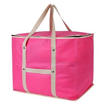 1 Pack Clothes Storage, Foldable Storage Bags, Moving Bags for Organizing Clothing with Handles
