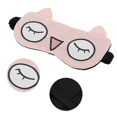 Fashion Cartoon Big Eyes Sleep Mask Eye Shade Cover for Travel for Rest