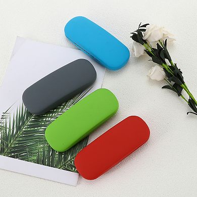 Retro Round Eyeglasses Case Lightweight Eyeglasses Storage 6.5"x2.36"x1.38"