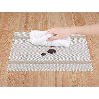 Placemats Set of 8 Vinyl Placemats for Kitchen Dining Table Decor Heat Resistant Table Placemats