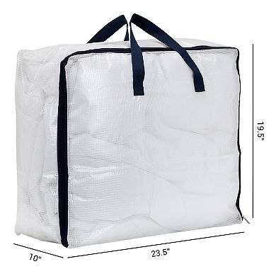 1 Pack Clothes Storage Bags with Handles, Moving Bags for Organizing Clothing, Closet Organizers