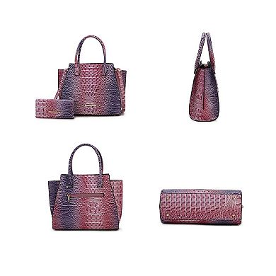 MKF Collection Miriam Croc-Embossed Tote Bag Elegant Structured by Mia K.