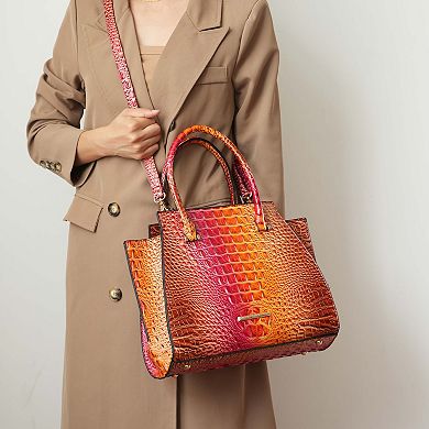 MKF Collection Miriam Croc-Embossed Tote Bag Elegant Structured by Mia K.
