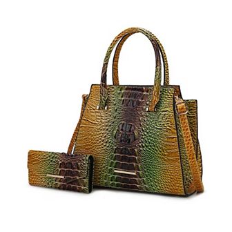 MKF Collection Miriam Croc-Embossed Tote Bag Elegant Structured by Mia K.