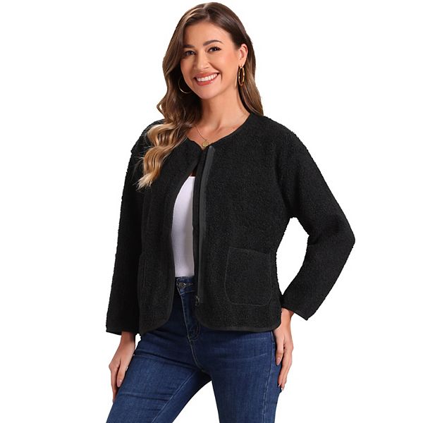 Womens Fleece Jacket Fuzzy Coats main image 1