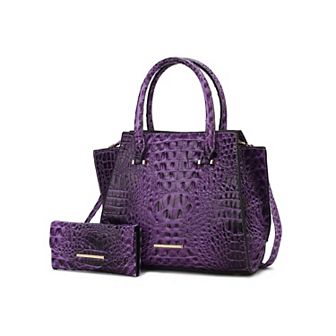 MKF Collection Viridiana Luxe Croc-Embossed Tote Bag Elegant and Versatile Handbag by Mia K.