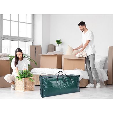 1 Pack Clothes Storage Moving Bags for Clothes, Comforters, Closet Organizers with Handles